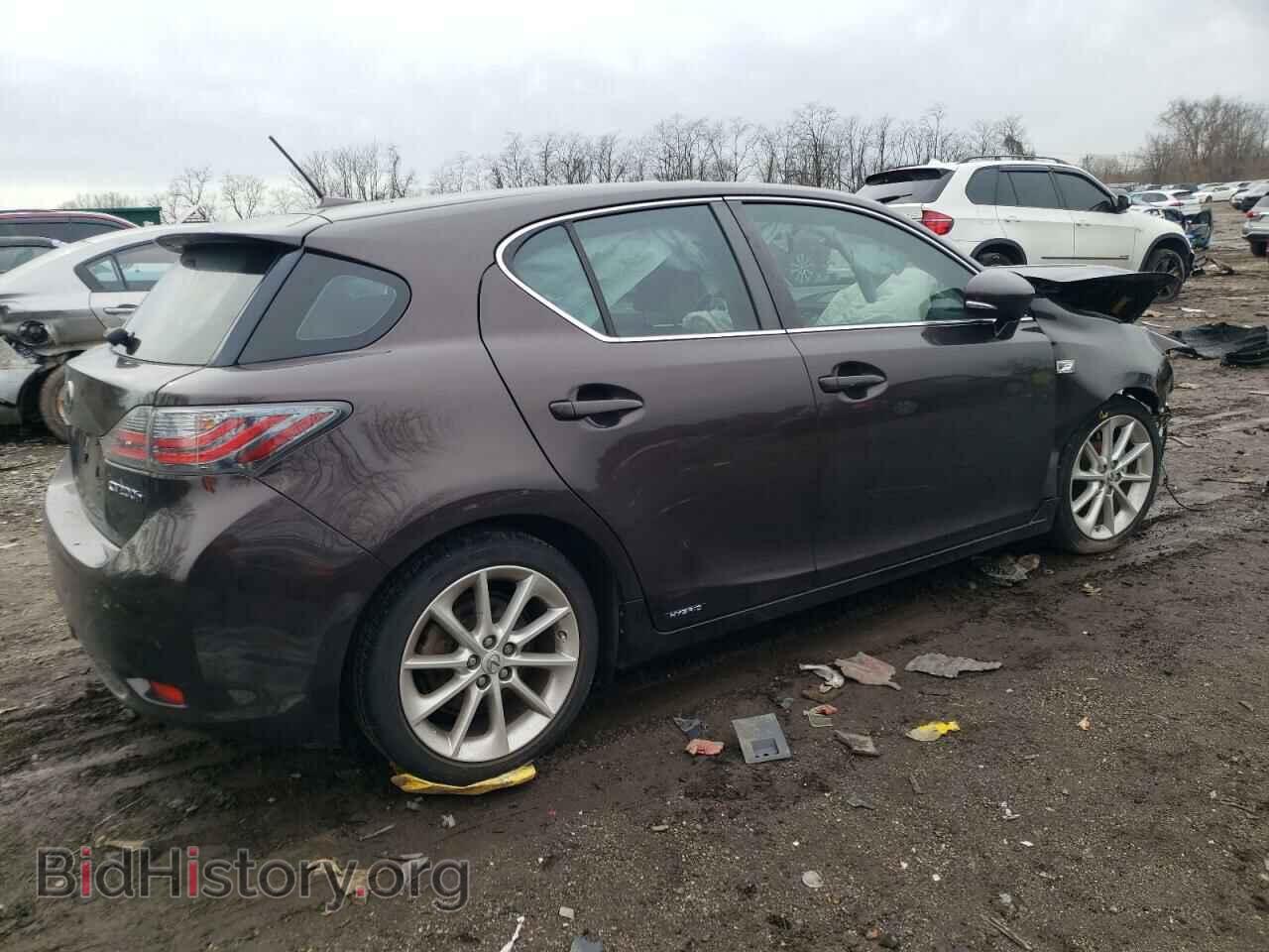 2011 LEXUS CT 200 - VIN: JTHKD5BH1B2035438 - Фото 3