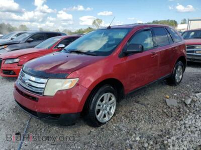 2008 Ford EDGE SEL, red — VIN 2FMDK38C18BA61536, Copart