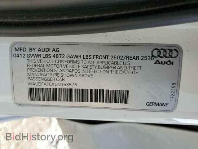 2012 AUDI A6 - VIN: WAUDFAFCXCN163976 - Фото 12