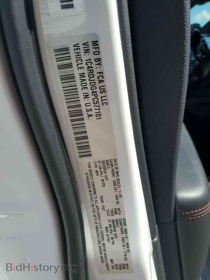 2023 DODGE DURANGO - VIN: 1C4RDJDG4PC577101 - Photo 13