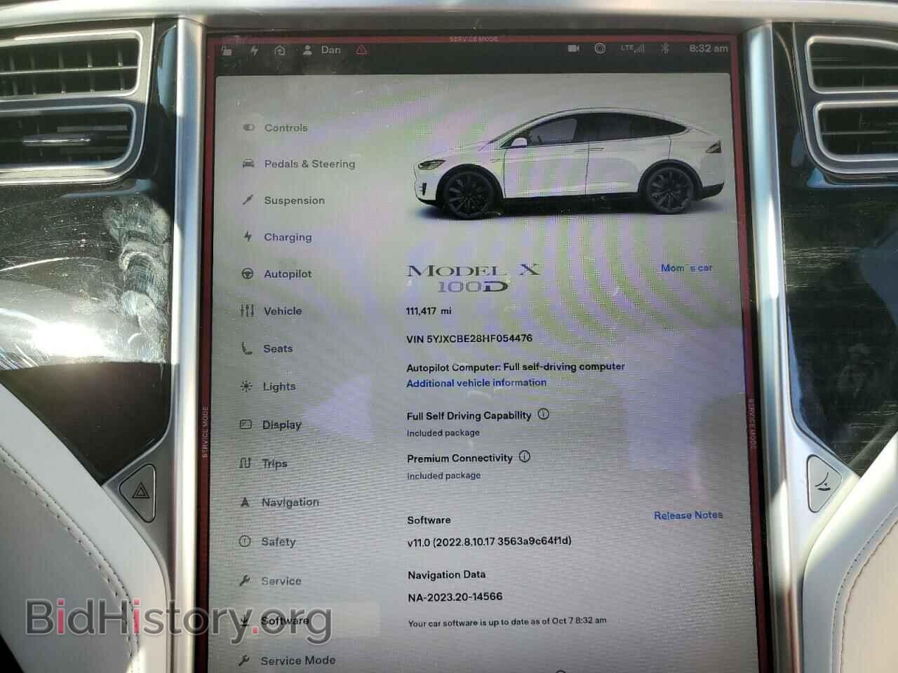 2017 TESLA MODEL X - VIN: 5YJXCBE28HF054476 - Photo 9