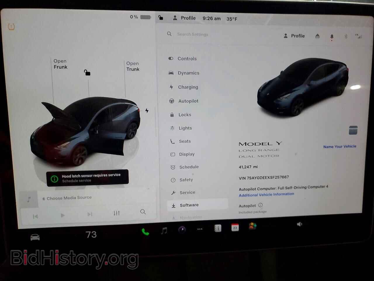 2025 TESLA MODEL Y - VIN: 7SAYGDEEXSF257667 - Фото 9