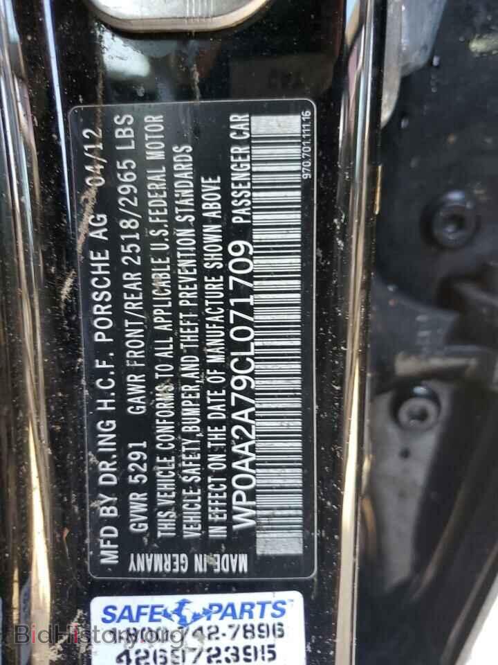 2012 PORSCHE PANAMERA - VIN: WP0AA2A79CL071709 - Фото 13