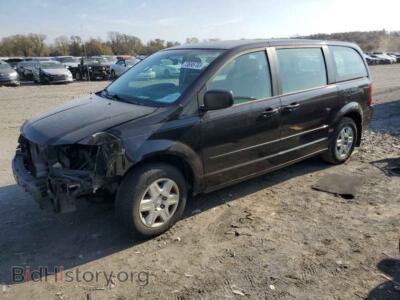 2010 Dodge CARAVAN SE, черный — VIN 2D4RN4DE3AR365286, Copart