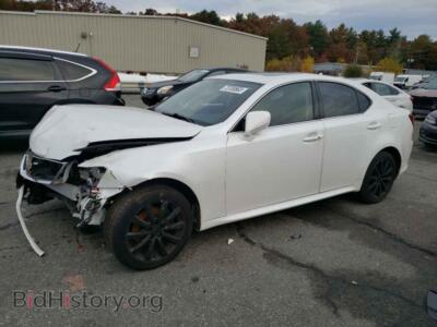 2008 Lexus IS 250, white — VIN JTHCK262585018745, Copart