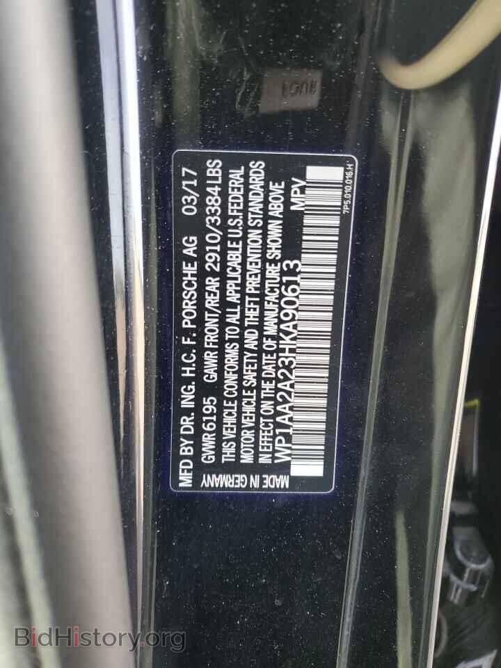 2017 PORSCHE CAYENNE - VIN: WP1AA2A23HKA90613 - Фото 13