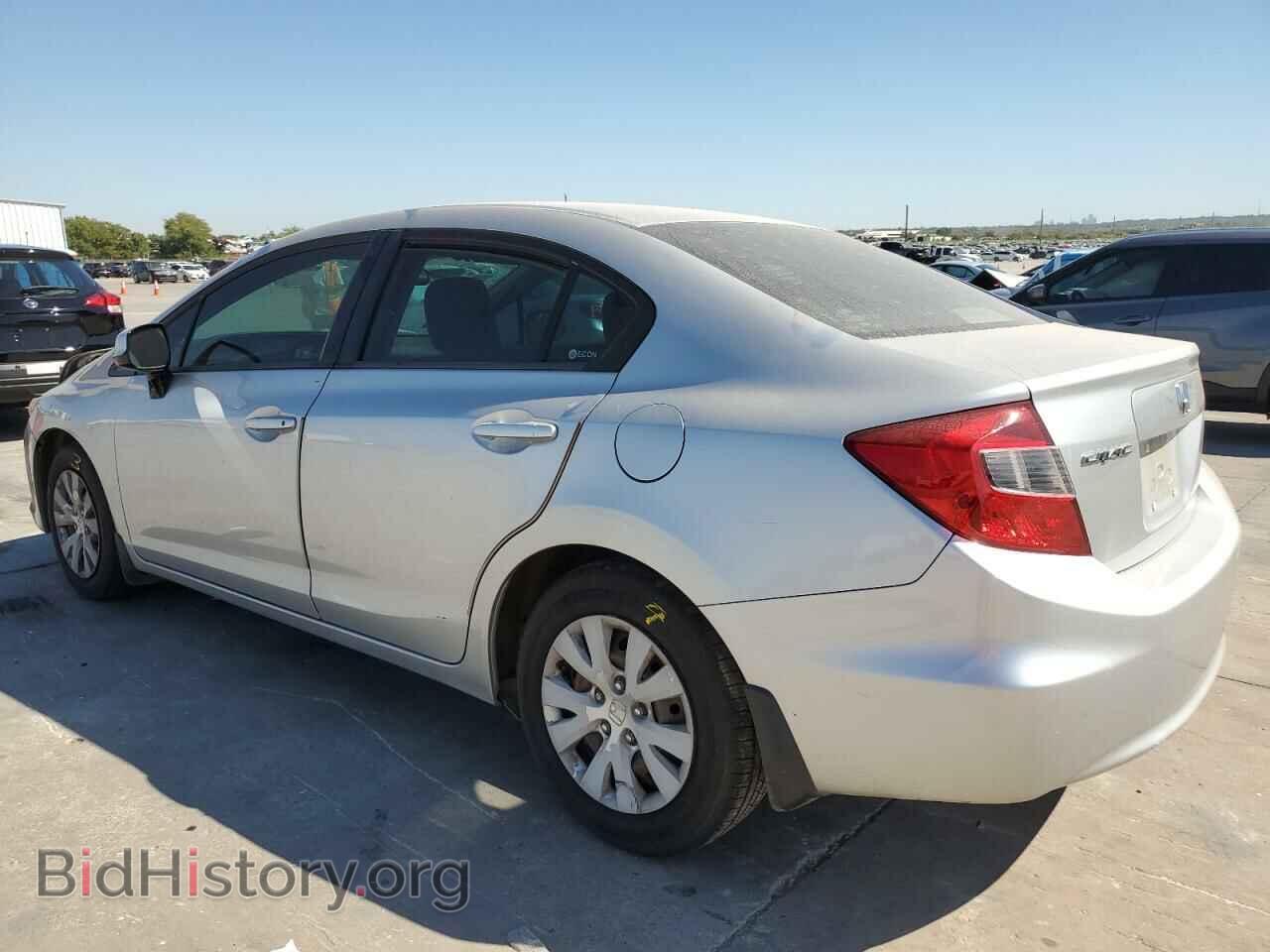 2012 HONDA CIVIC - VIN: 2HGFB2F51CH601695 - Фото 2