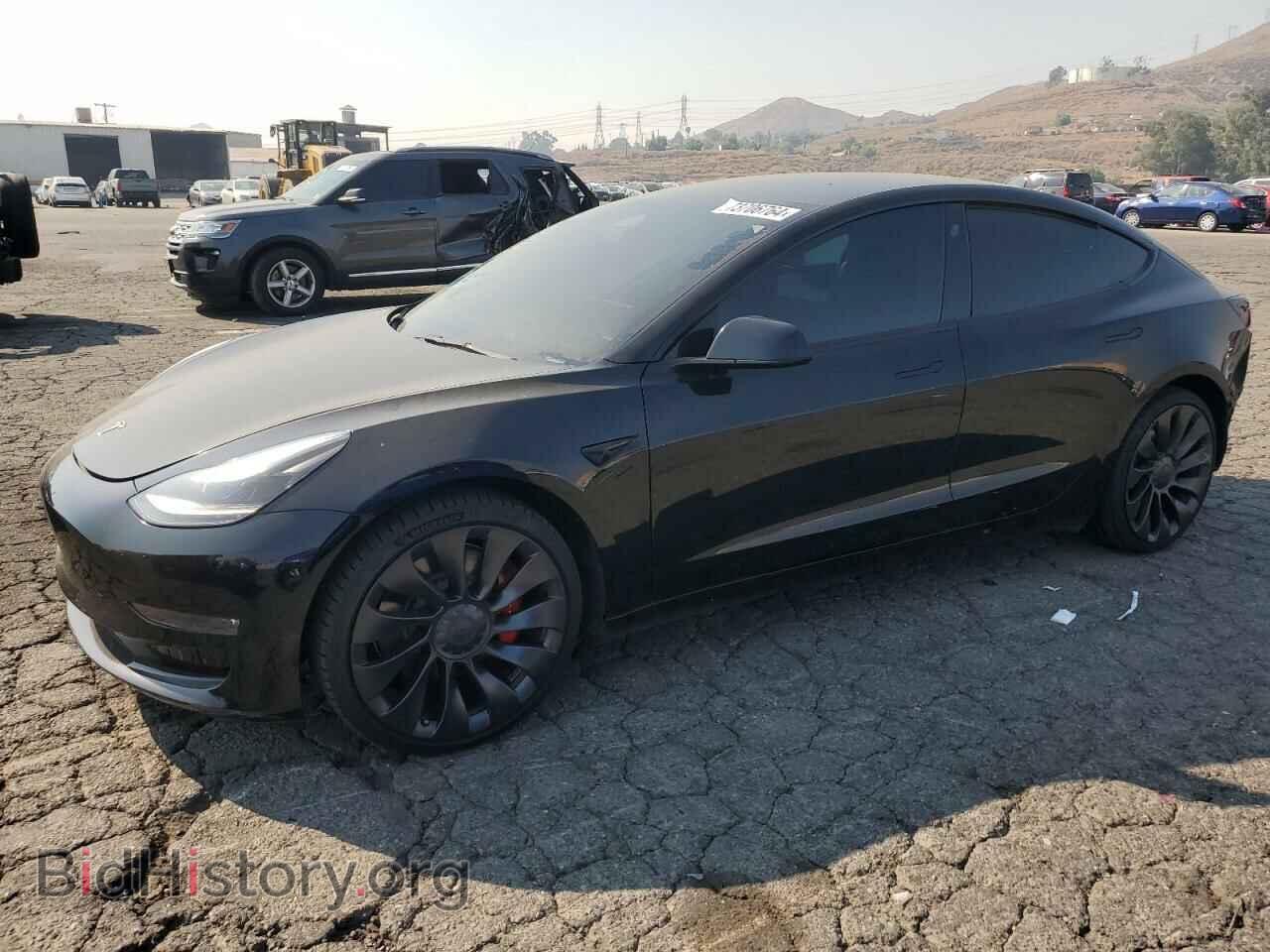 Photo 5YJ3E1EC4NF209306 - TESLA MODEL 3 2022