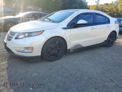 2012 Chevrolet VOLT, белый — VIN 1G1RD6E43CU104904, Copart