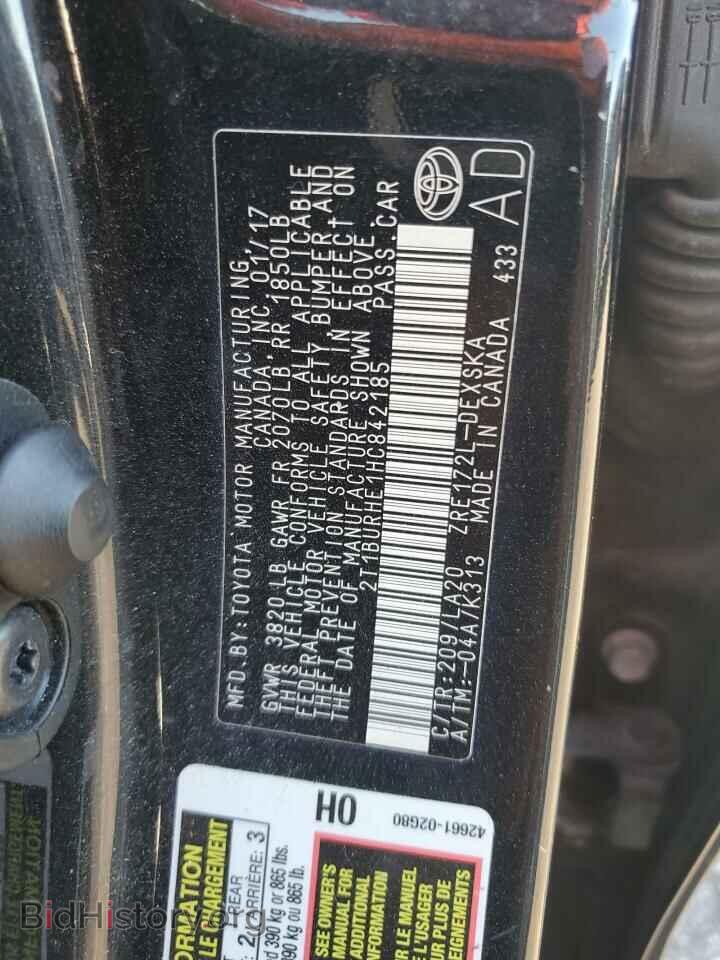 2017 TOYOTA COROLLA - VIN: 2T1BURHE1HC842185 - Фото 12