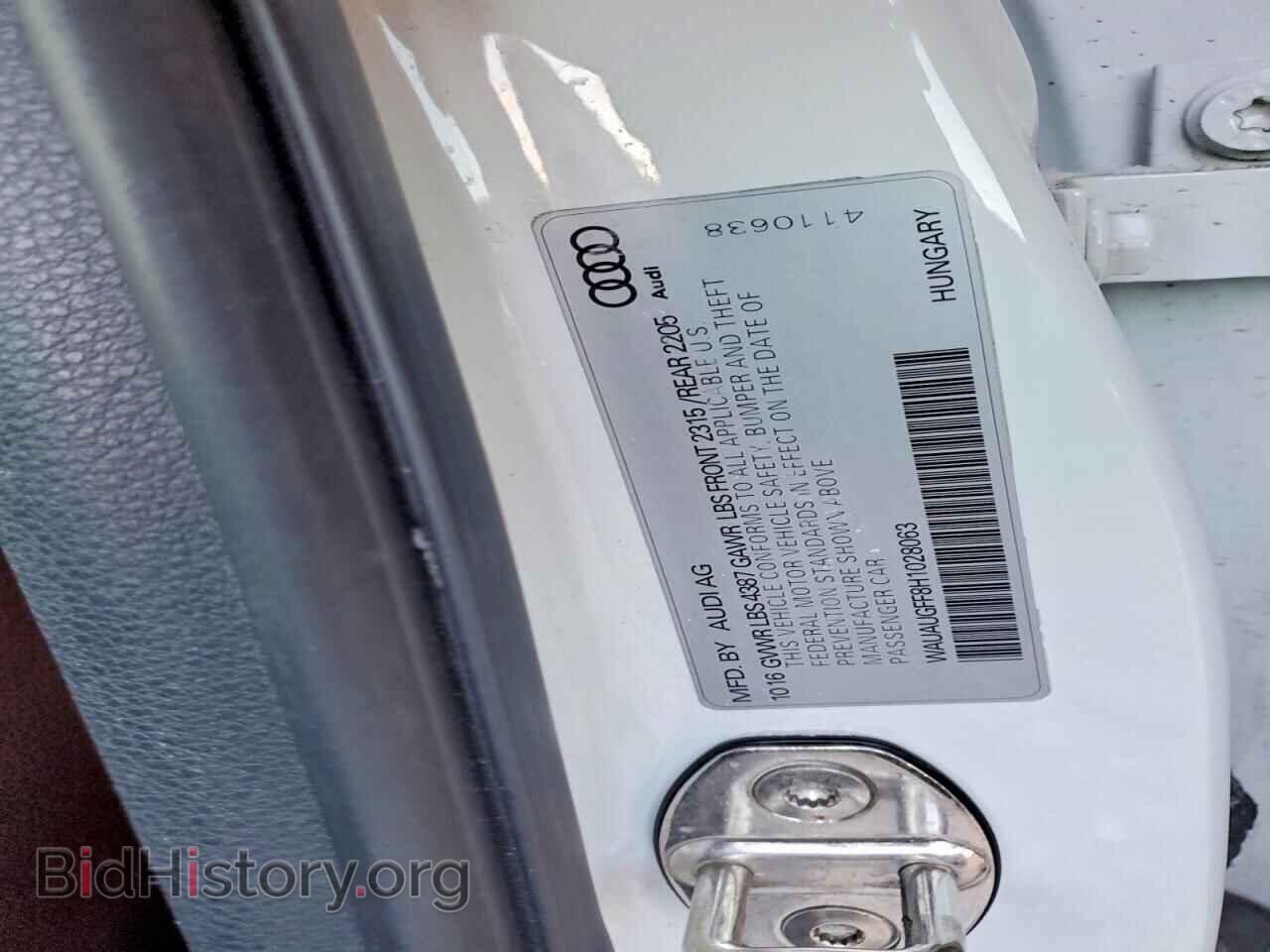 2017 AUDI A3 - VIN: WAUAUGFF8H1028063 - Photo 12