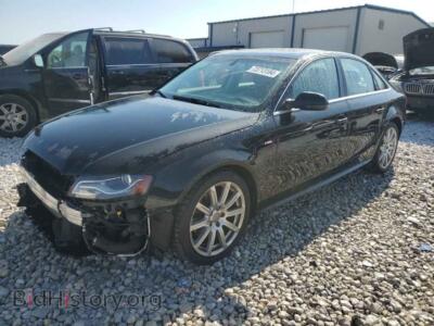 2012 Audi A4 Premium Plus, черный — VIN WAUFFAFL0CA088690, Copart