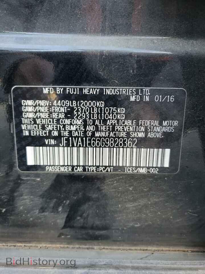 2016 SUBARU WRX - VIN: JF1VA1E66G9828362 - Фото 12