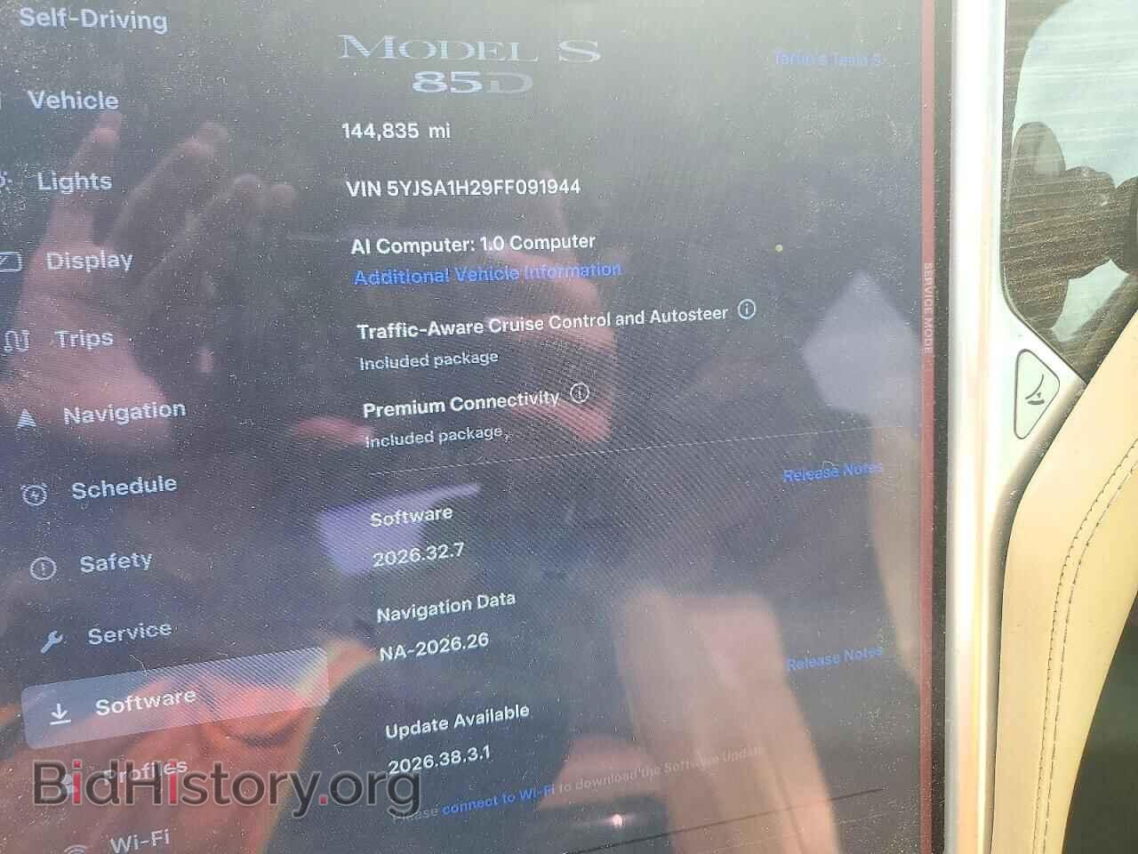 2015 TESLA MODEL S - VIN: 5YJSA1H29FF091944 - Photo 9