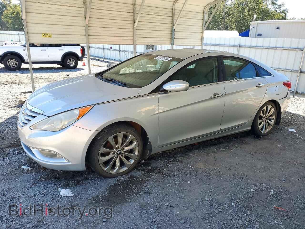 2013 Hyundai SONATA SE (VIN 5NPEC4AC9DH652055) — photo 1 of 12, Copart, damage: side