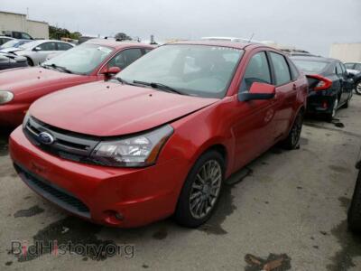 2011 Ford FOCUS, красный — VIN 1FAHP3GN4BW108516, Copart