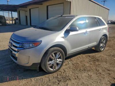 2013 Ford EDGE SEL, серебристый — VIN 2FMDK3JC5DBC49447, Copart
