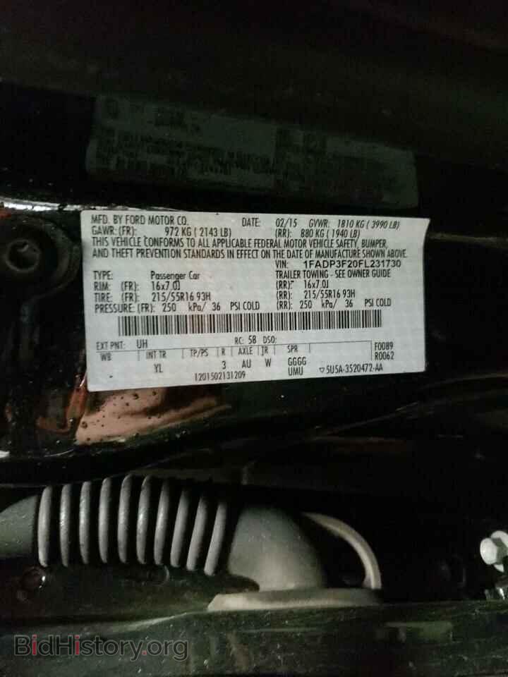 2015 FORD FOCUS - VIN: 1FADP3F20FL231730 - Фото 13