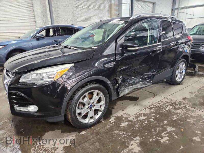2014 Ford ESCAPE Titanium (VIN 1FMCU9J96EUE37662) — photo 1 of 15, Copart, damage: side
