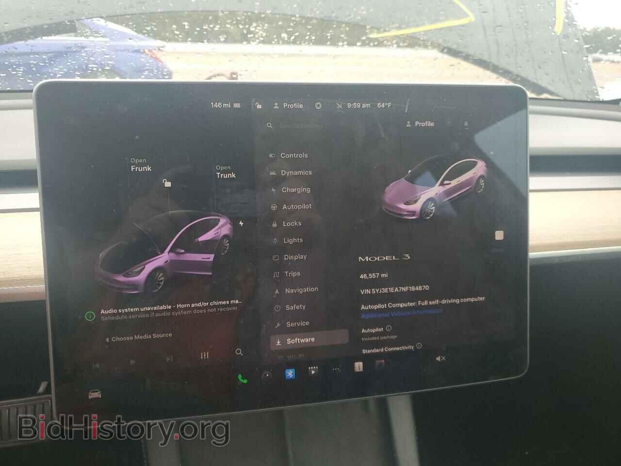 2022 TESLA MODEL 3 - VIN: 5YJ3E1EA7NF184870 - Фото 9