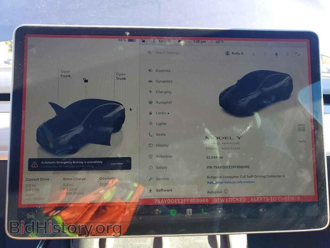 2023 TESLA MODEL Y - VIN: 7SAYGDEE2PF858966 - Photo 9