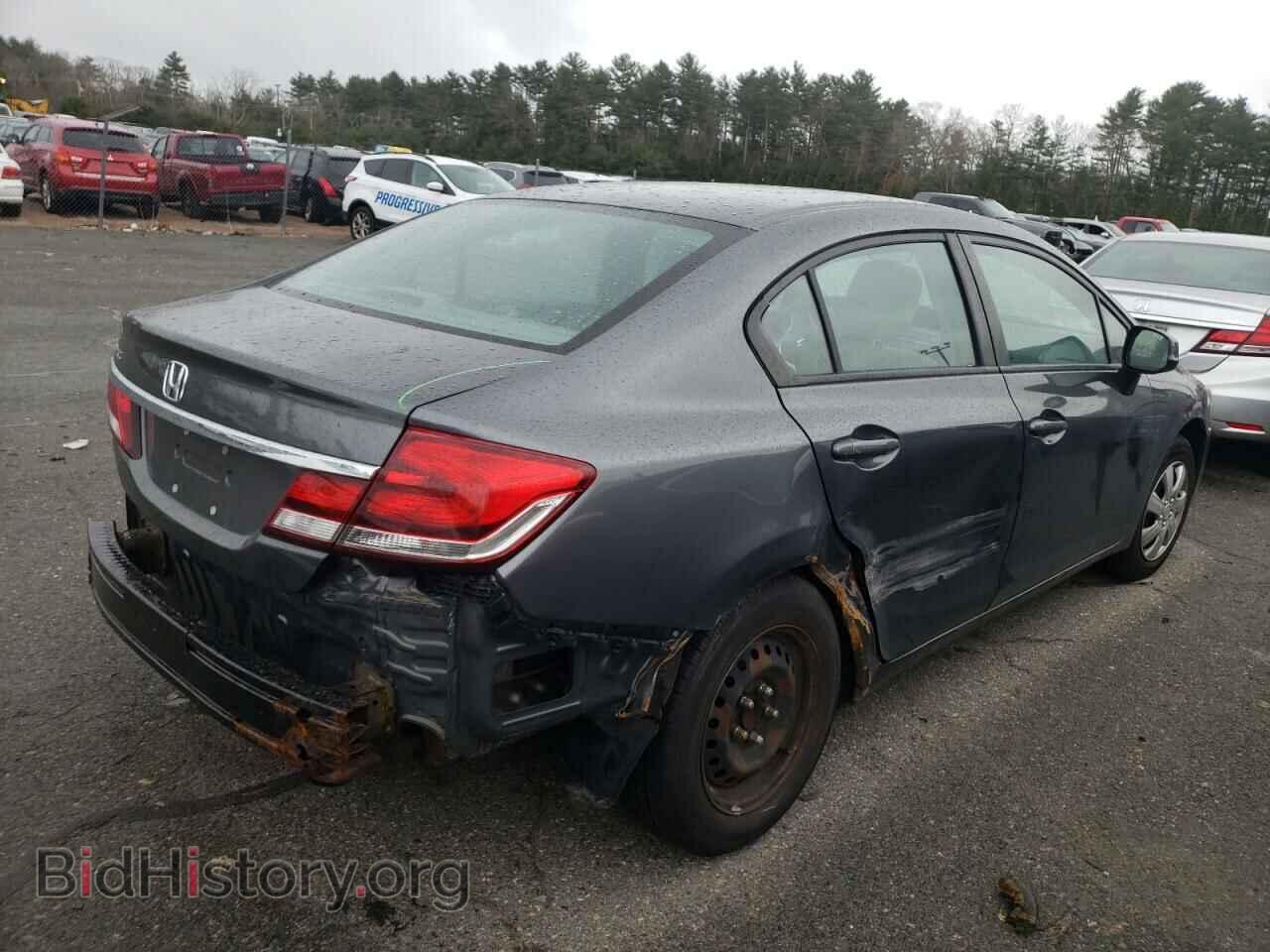 2013 HONDA CIVIC - VIN: 2HGFB2F54DH598597 - Фото 3