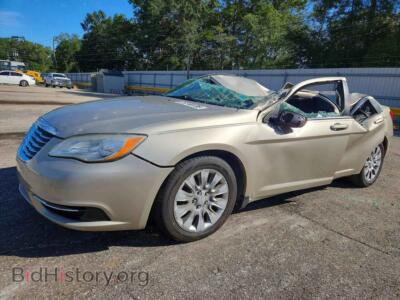 2013 Chrysler 200 LX, beige — VIN 1C3CCBAB2DN642474, Copart