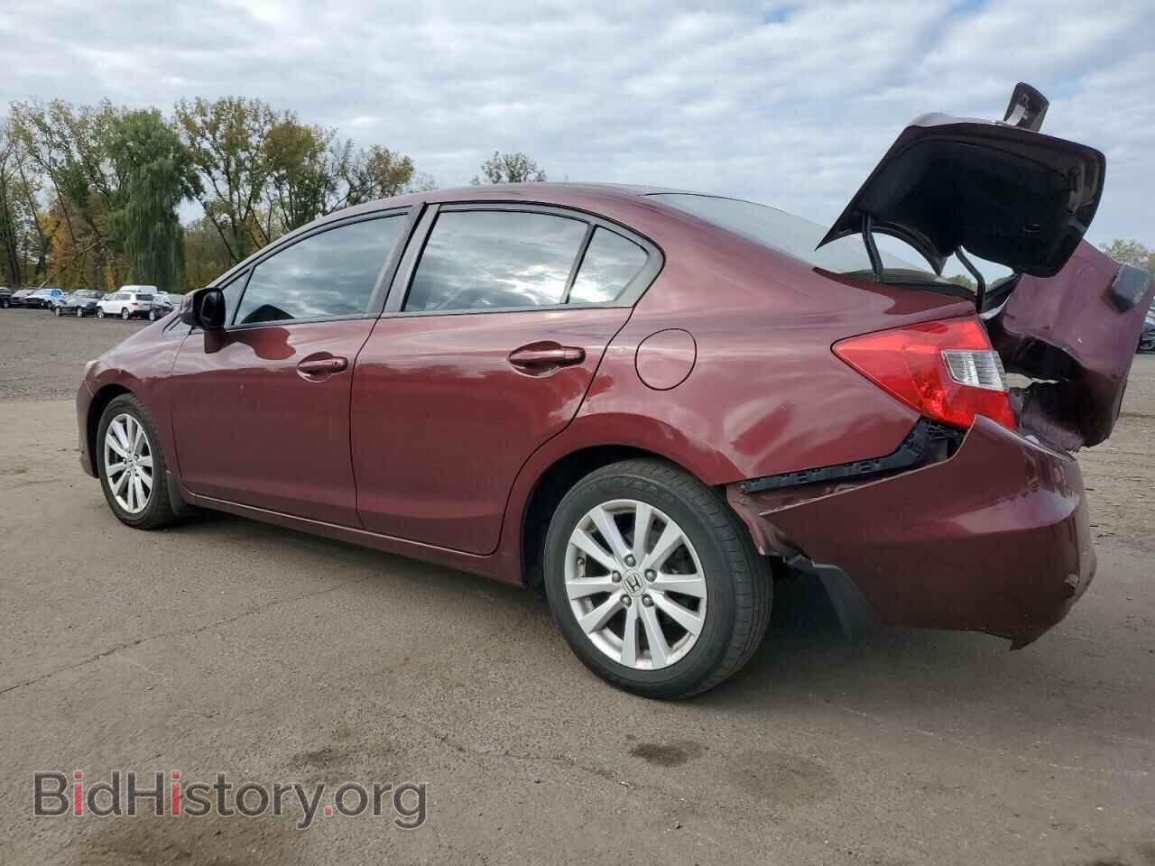 2012 HONDA CIVIC - VIN: 2HGFB2F95CH567019 - Фото 2