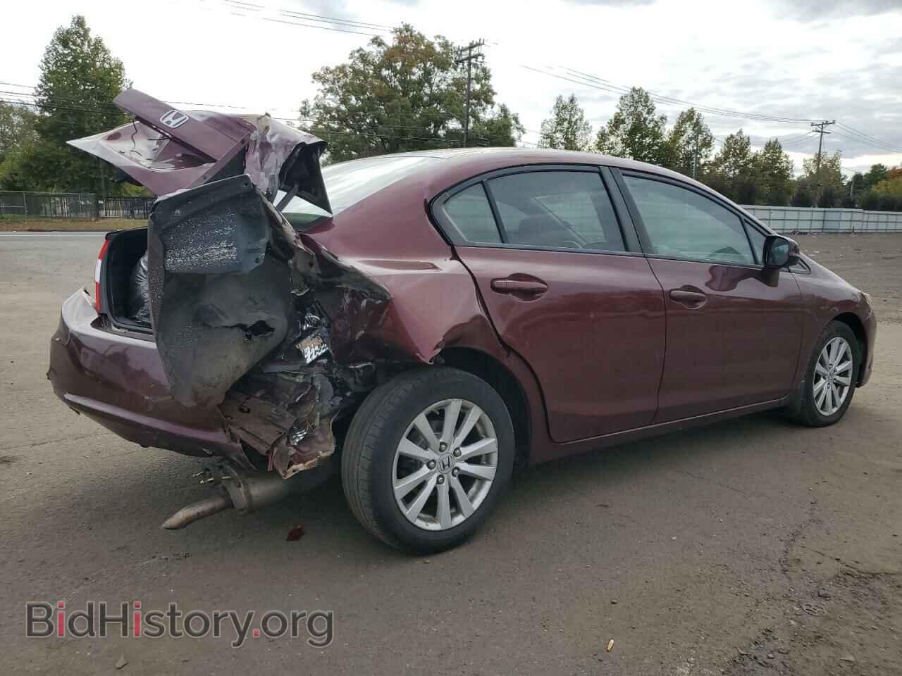 2012 HONDA CIVIC - VIN: 2HGFB2F95CH567019 - Фото 3