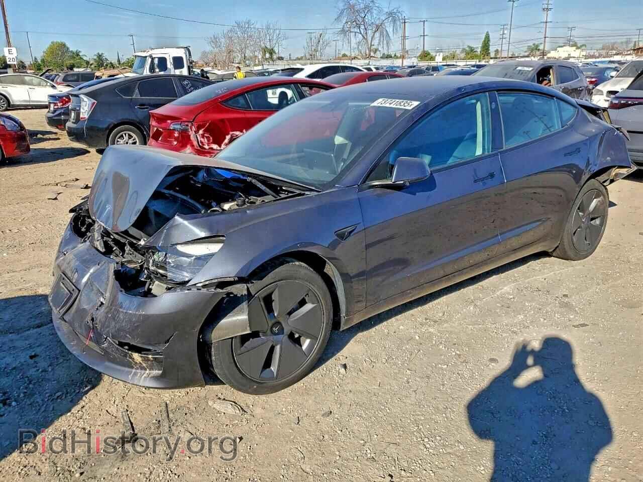 Photo 5YJ3E1EA2MF092225 - TESLA MODEL 3 2021