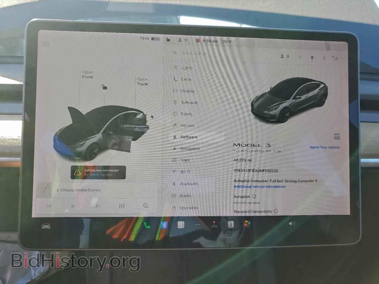 2021 TESLA MODEL 3 - VIN: 5YJ3E1EA2MF092225 - Photo 9