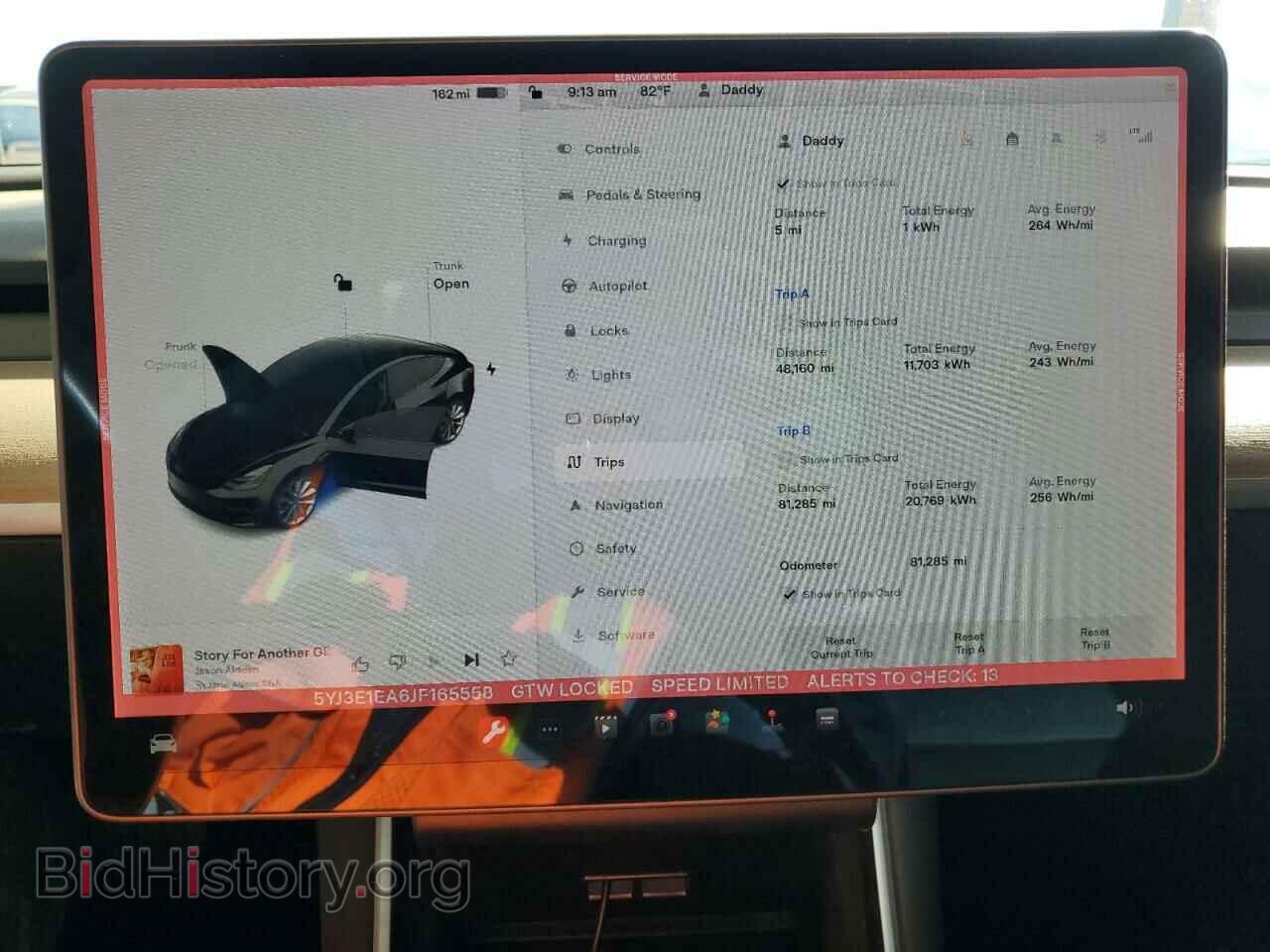 2018 TESLA MODEL 3 - VIN: 5YJ3E1EA6JF165558 - Фото 9