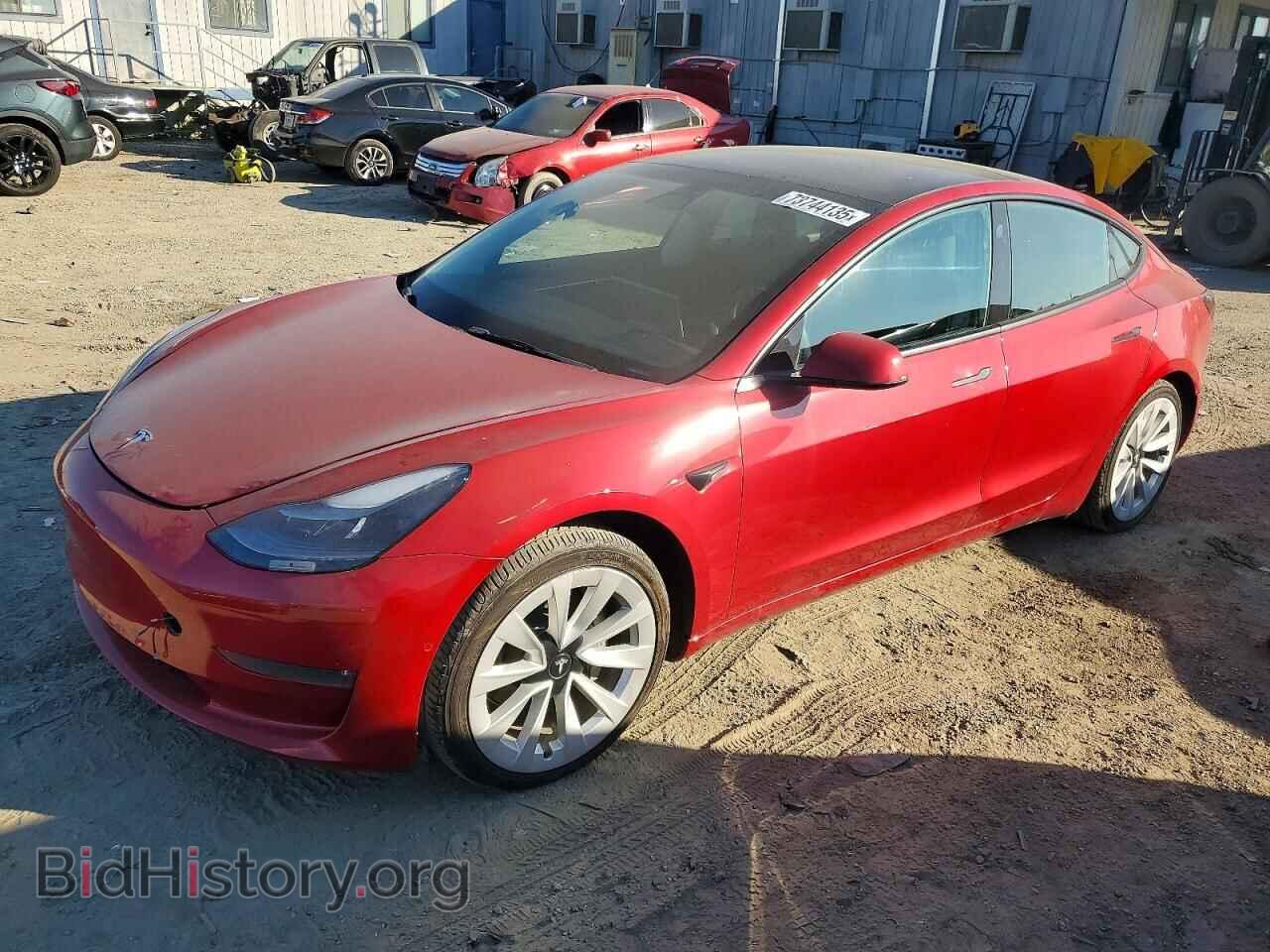 Photo 5YJ3E1EB0NF288643 - TESLA MODEL 3 2022