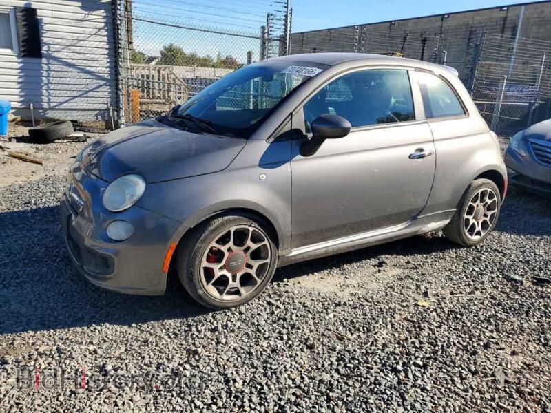 2012 Fiat 500 Sport (VIN 3C3CFFBR5CT127090) — photo 1 of 12, Copart, damage: front end