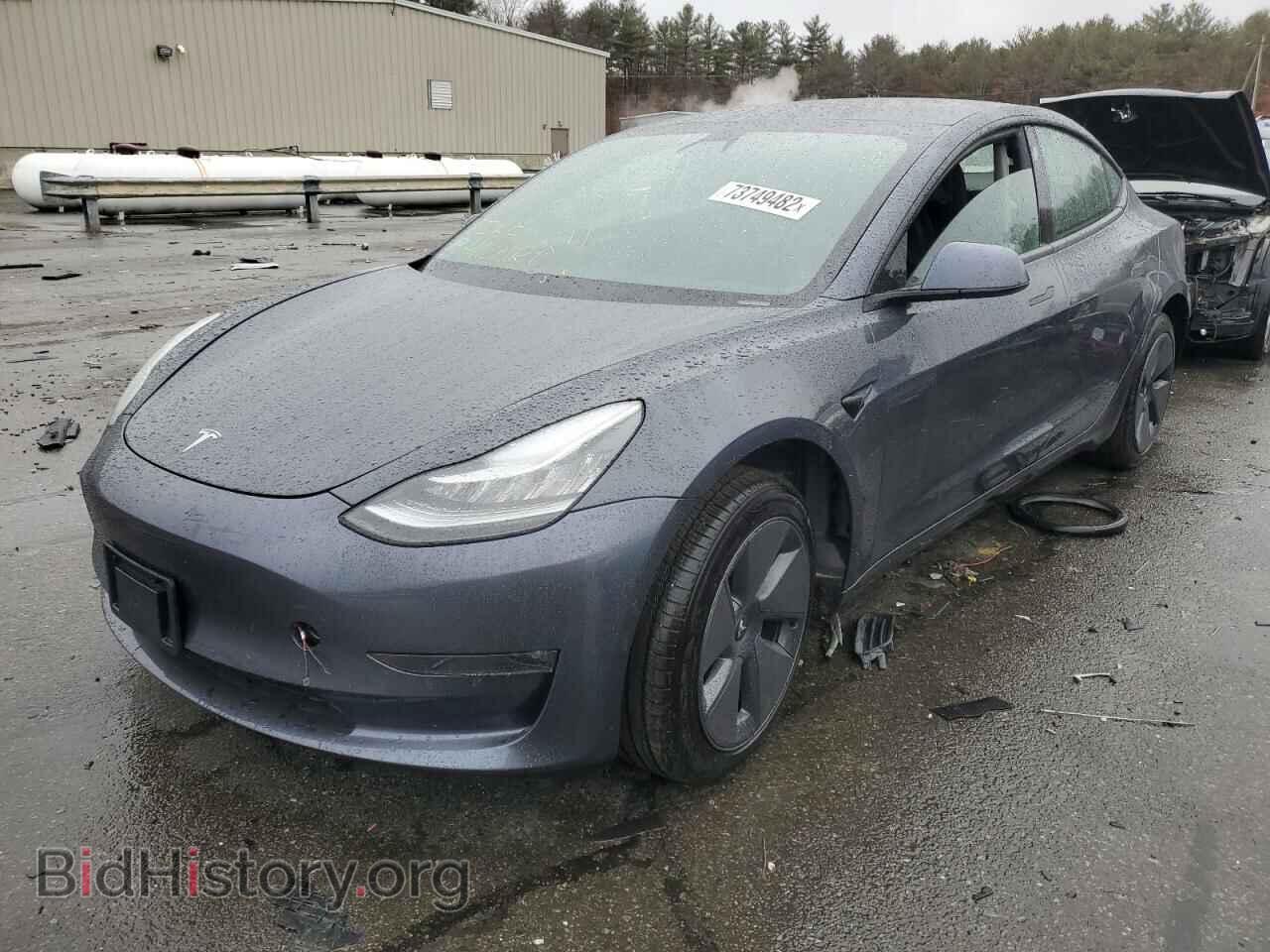 Photo 5YJ3E1EB3MF013153 - TESLA MODEL 3 2021