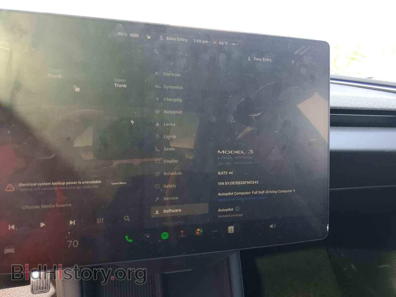 2025 TESLA MODEL 3 - VIN: 5YJ3E1EB3SF961243 - Photo 9