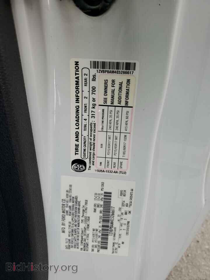 2014 FORD ALL Models - VIN: 1ZVBP8AM4E5266617 - Photo 13