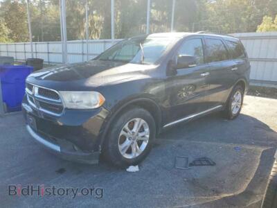 2013 Dodge DURANGO Crew, black — VIN 1C4RDHDG8DC667193, Copart