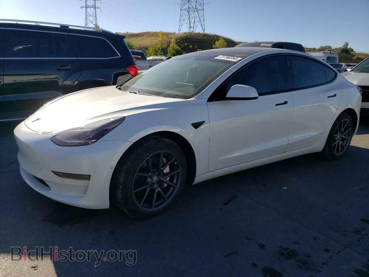 Photo 5YJ3E1EBXMF013344 - TESLA MODEL 3 2021