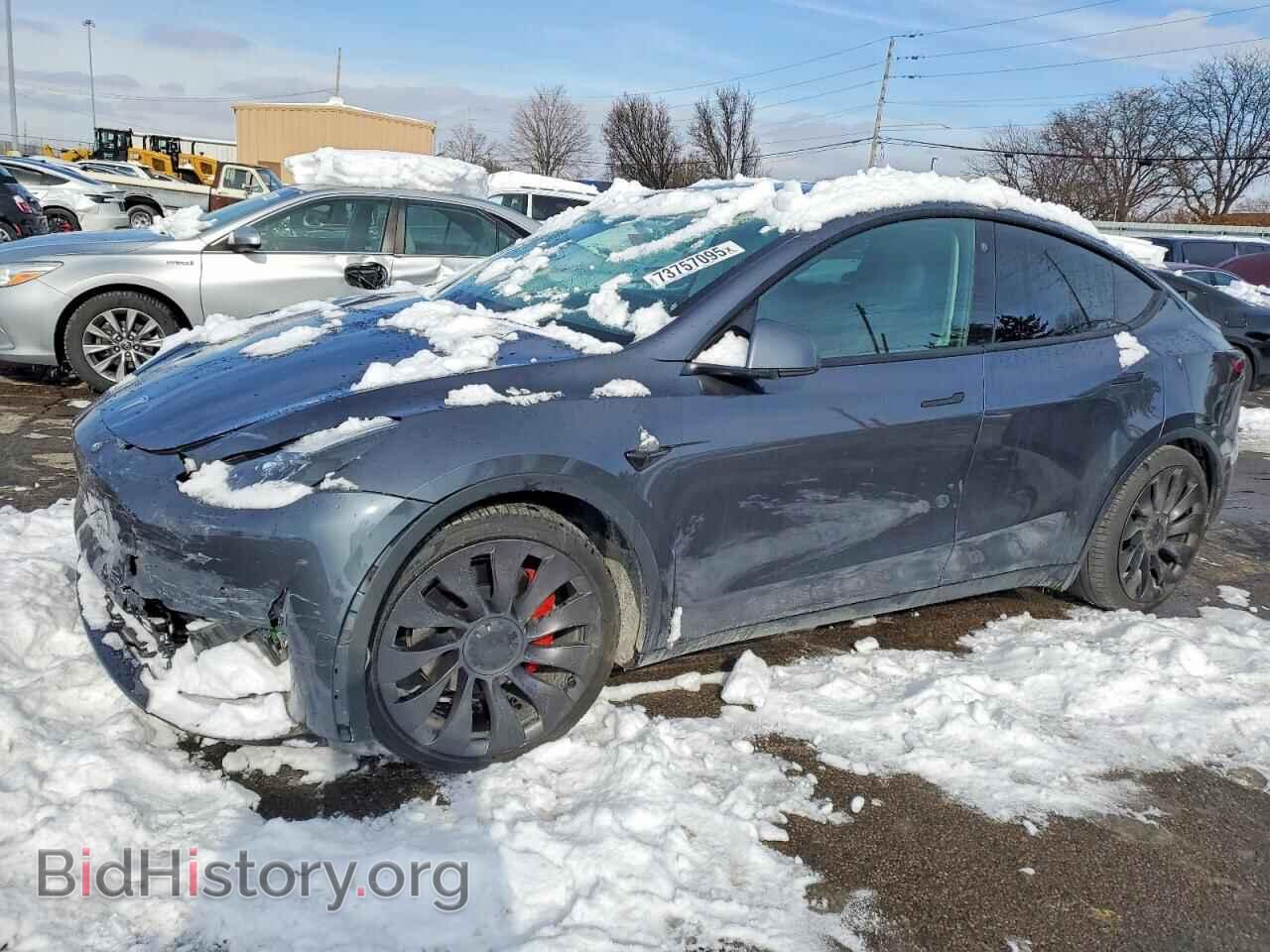 Photo 5YJYGDEF3MF258295 - TESLA MODEL Y 2021