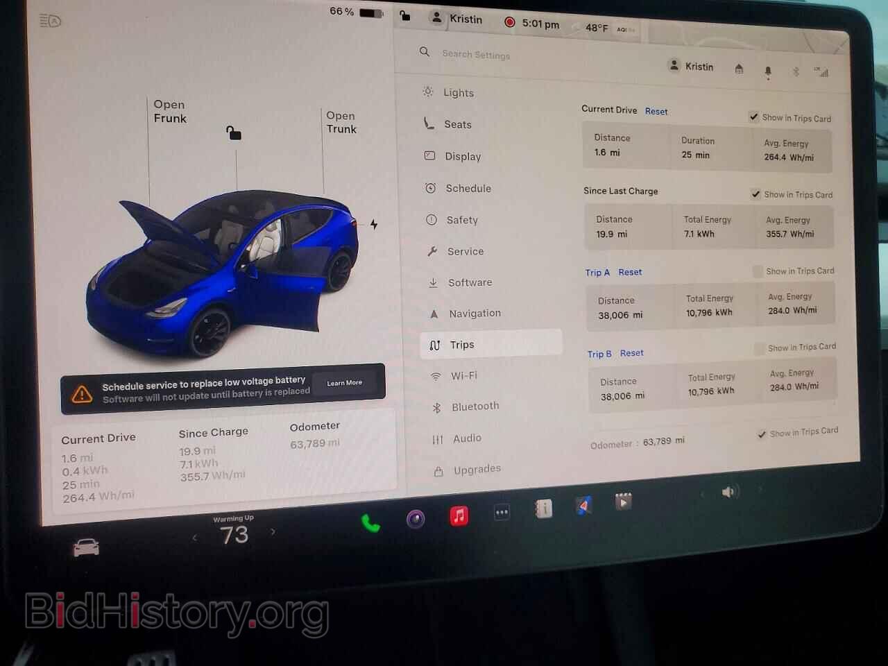 2021 TESLA MODEL Y - VIN: 5YJYGDEF0MF201875 - Photo 9