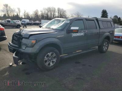 2013 Ford F-150 Supercrew, gray — VIN 1FTFW1EFXDFD87476, Copart