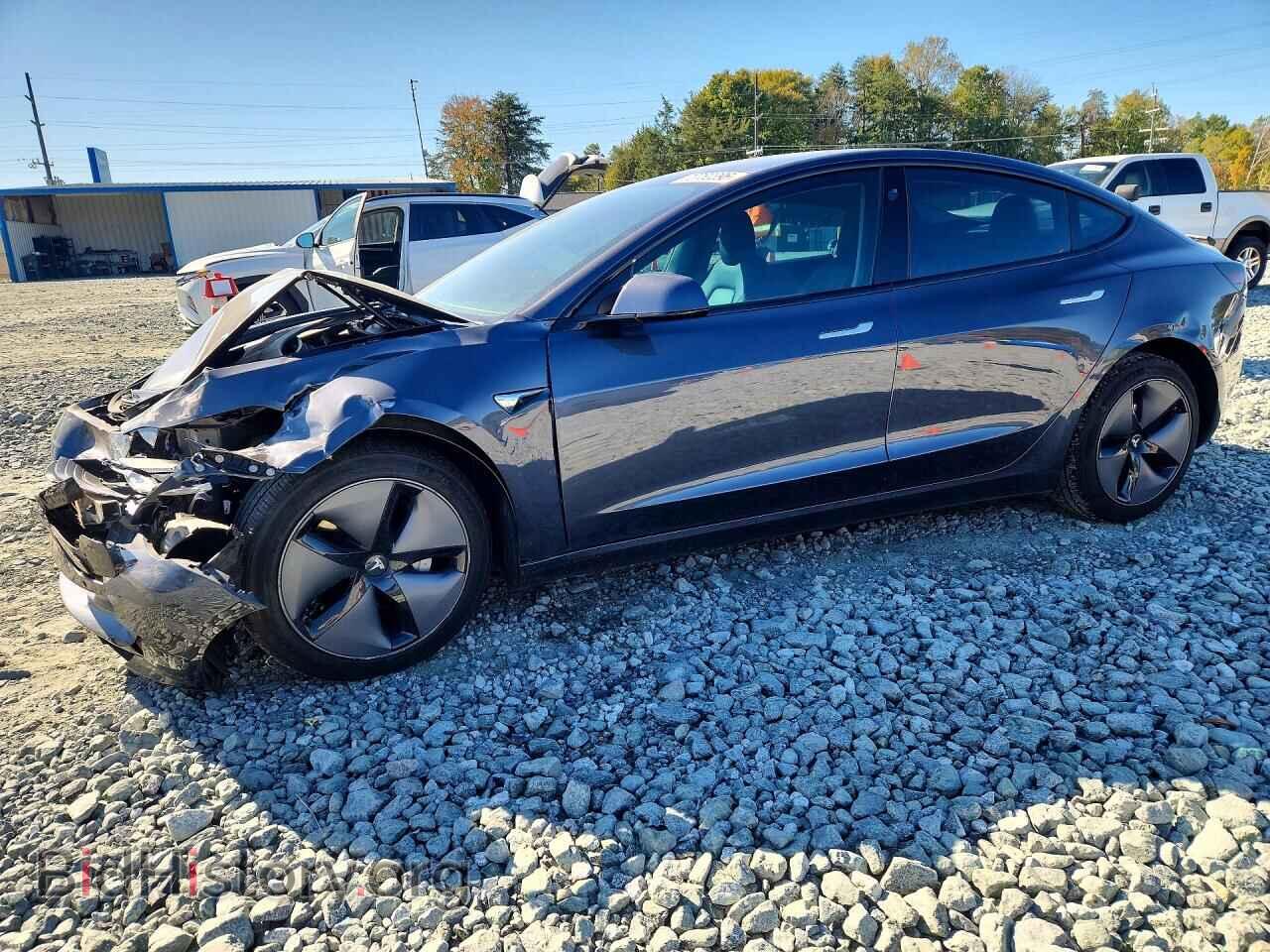 2018 Tesla MODEL 3 (VIN 5YJ3E1EB3JF145731) — photo 1 of 12, Copart, damage: front end