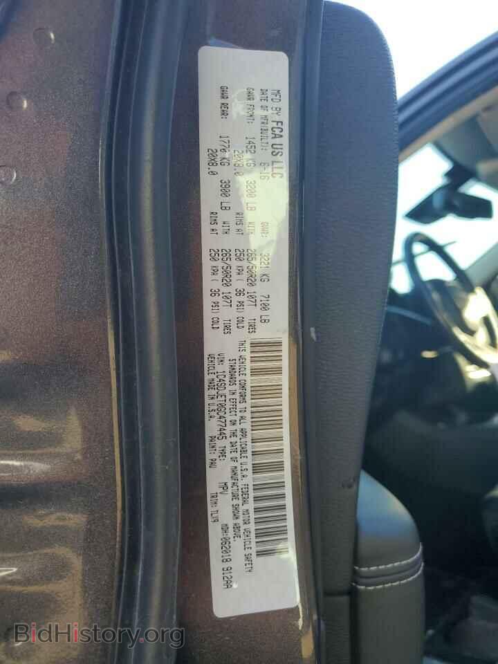 2016 DODGE DURANGO - VIN: 1C4SDJET0GC477445 - Photo 13