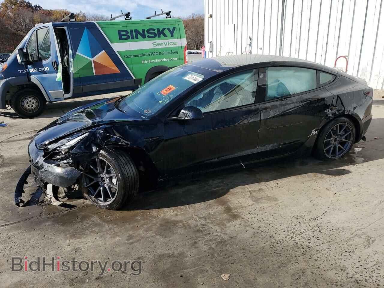 Photo 5YJ3E1EB8NF351505 - TESLA MODEL 3 2022