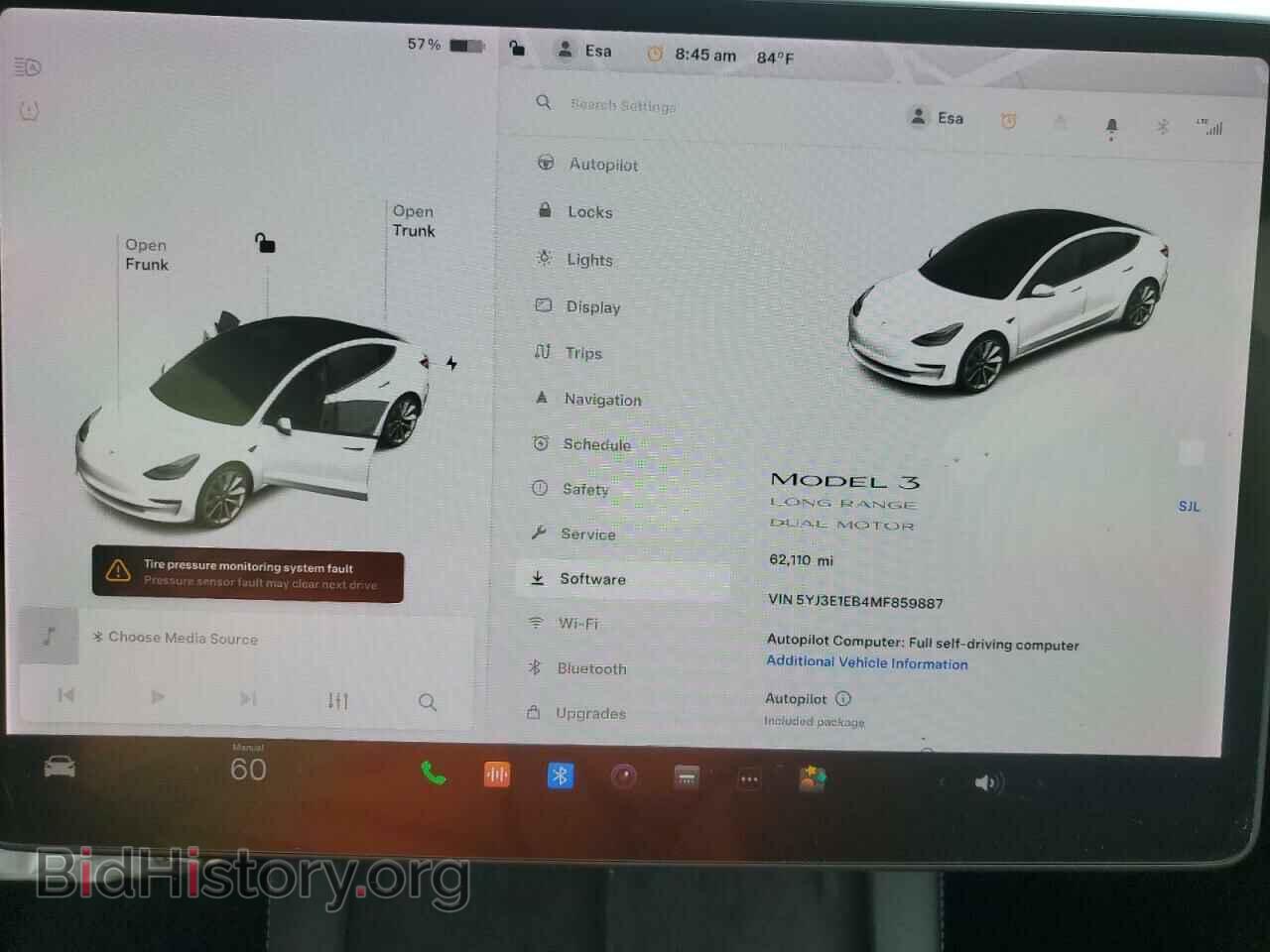2021 TESLA MODEL 3 - VIN: 5YJ3E1EB4MF859887 - Photo 9