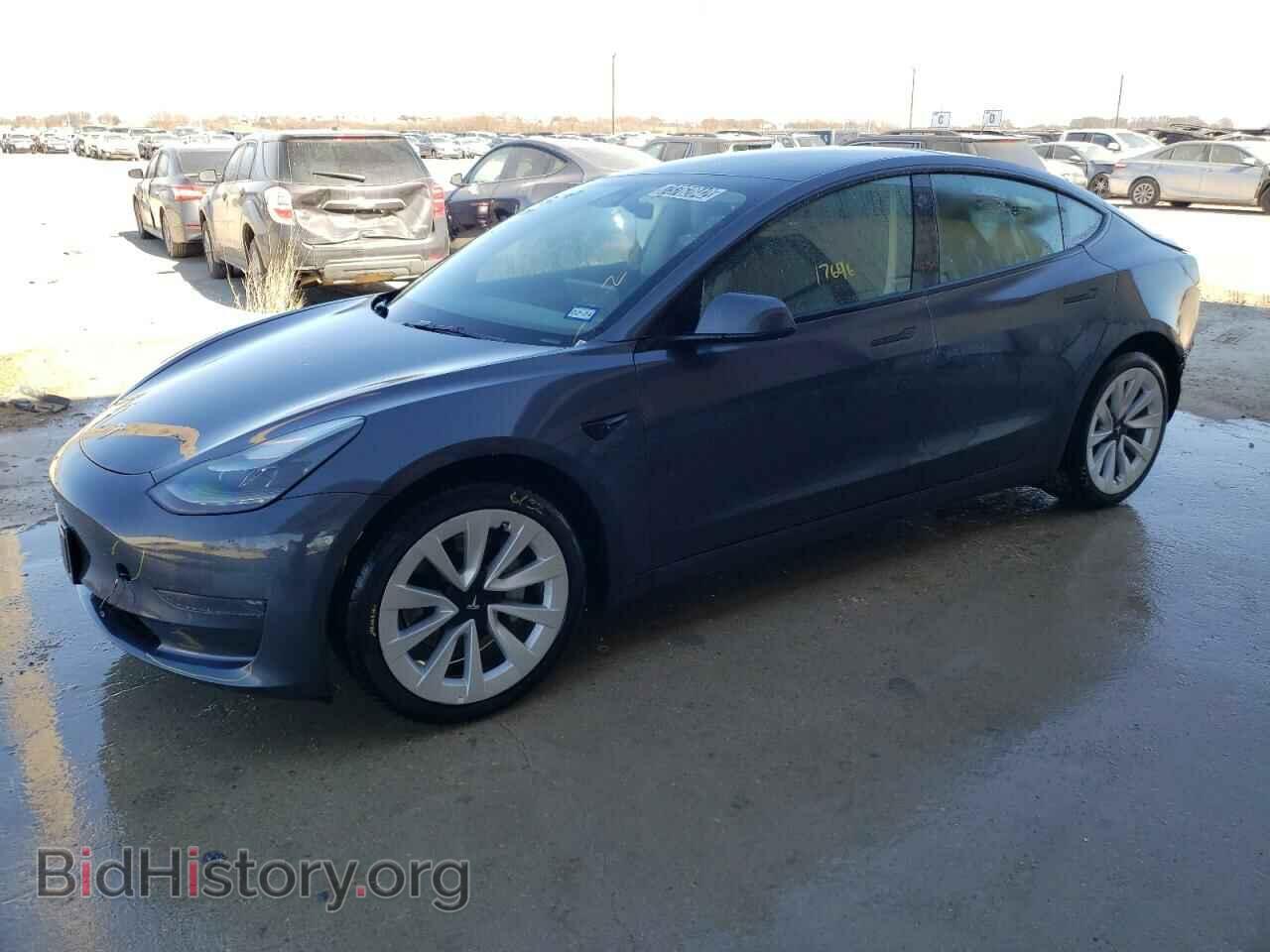 Photo 5YJ3E1EAXNF186855 - TESLA MODEL 3 2022