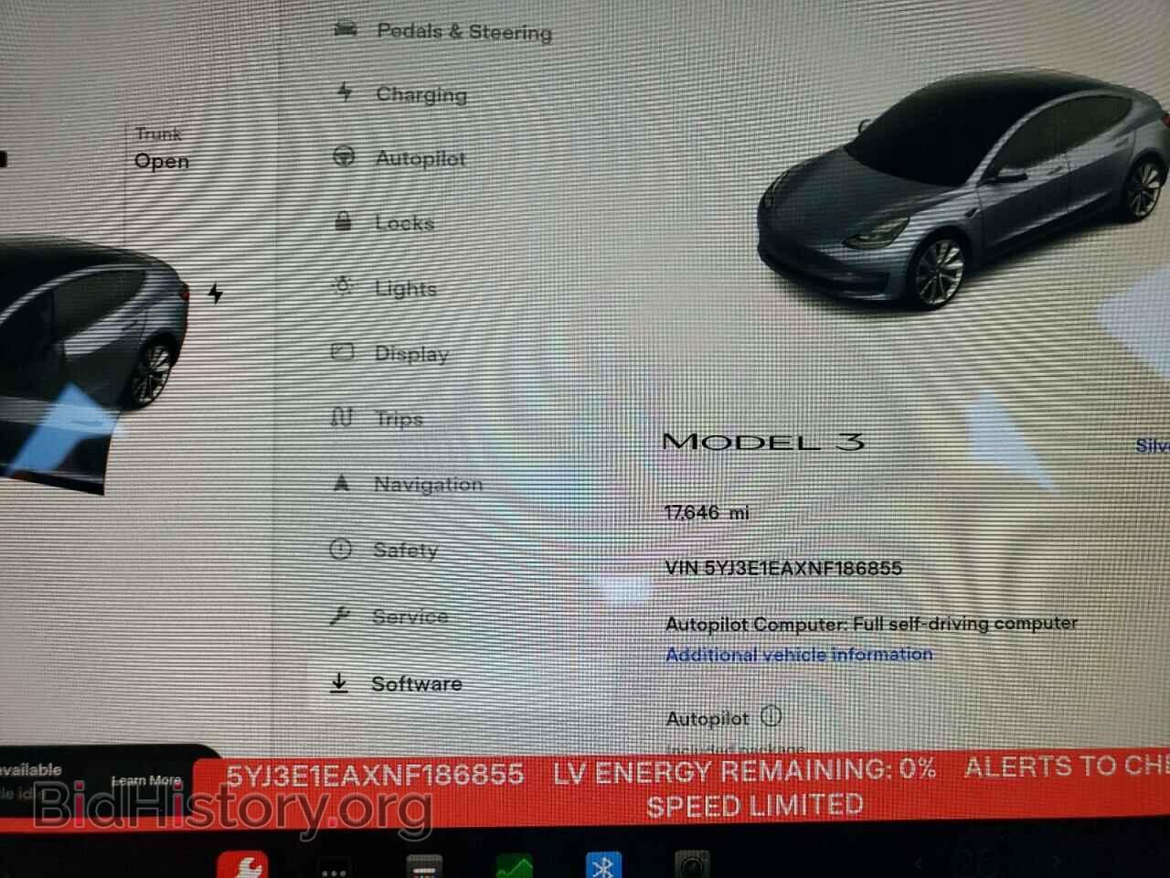 2022 TESLA MODEL 3 - VIN: 5YJ3E1EAXNF186855 - Photo 9