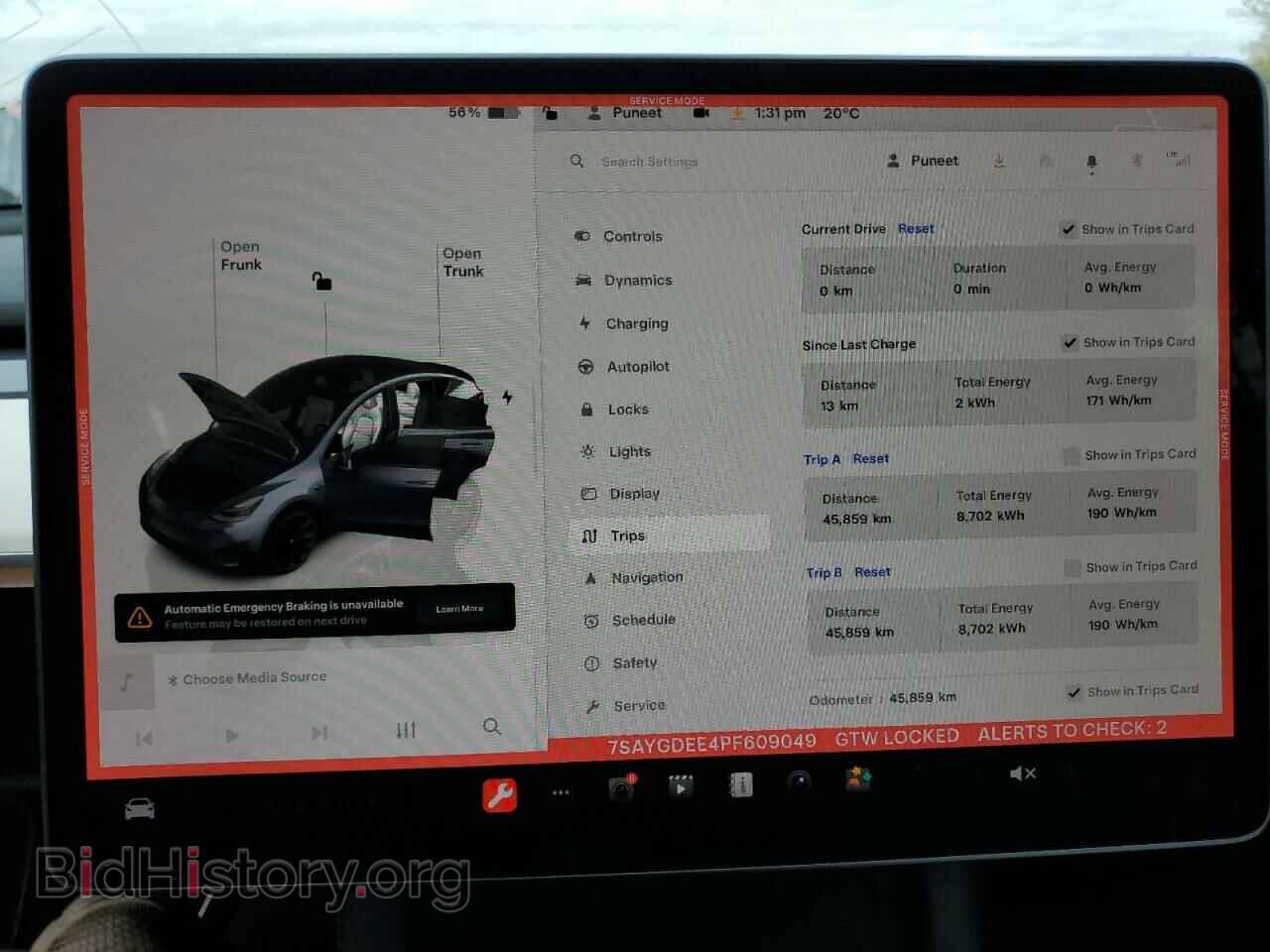 2023 TESLA MODEL Y - VIN: 7SAYGDEE4PF609049 - Photo 9