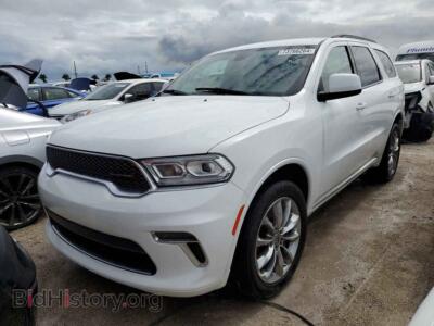 2022 Dodge DURANGO SXT, white — VIN 1C4RDJAG2NC106131, Copart
